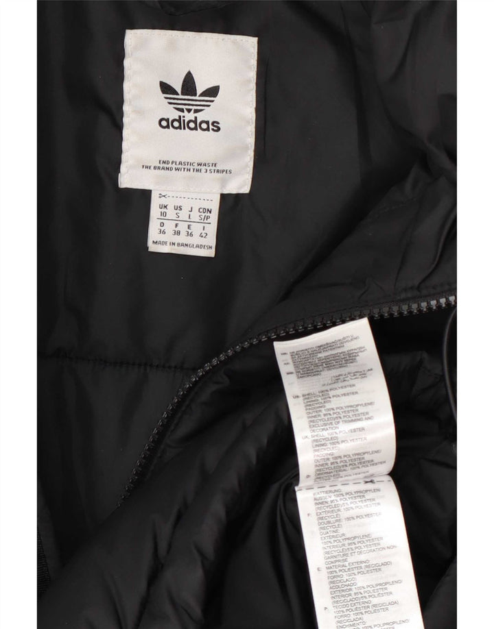 Adidas Γυναικείο μπουφάν με επένδυση UK 10 Small Black Colourblock