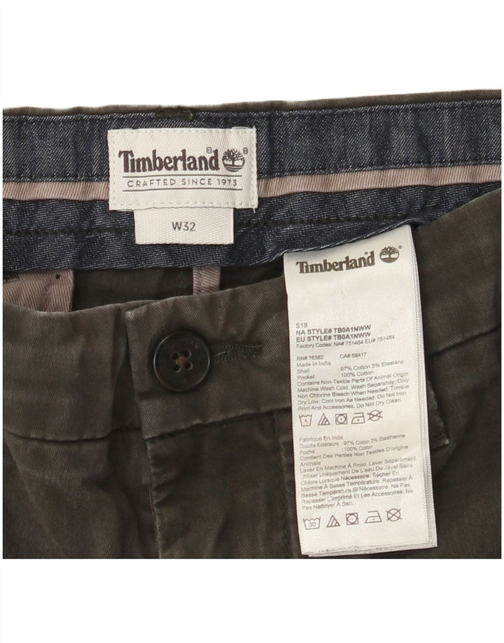 Ανδρικό σορτς Chino Timberland W32, μεσαίο γκρι βαμβακερό