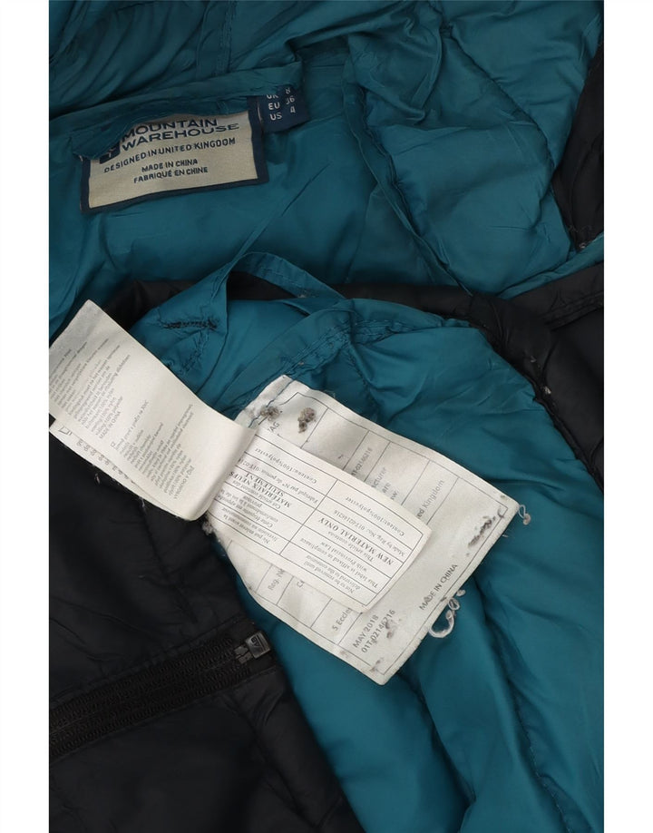 Mountain Warehouse Γυναικείο μπουφάν με κουκούλα UK 8 Samll Μαύρο Πολυεστέρας