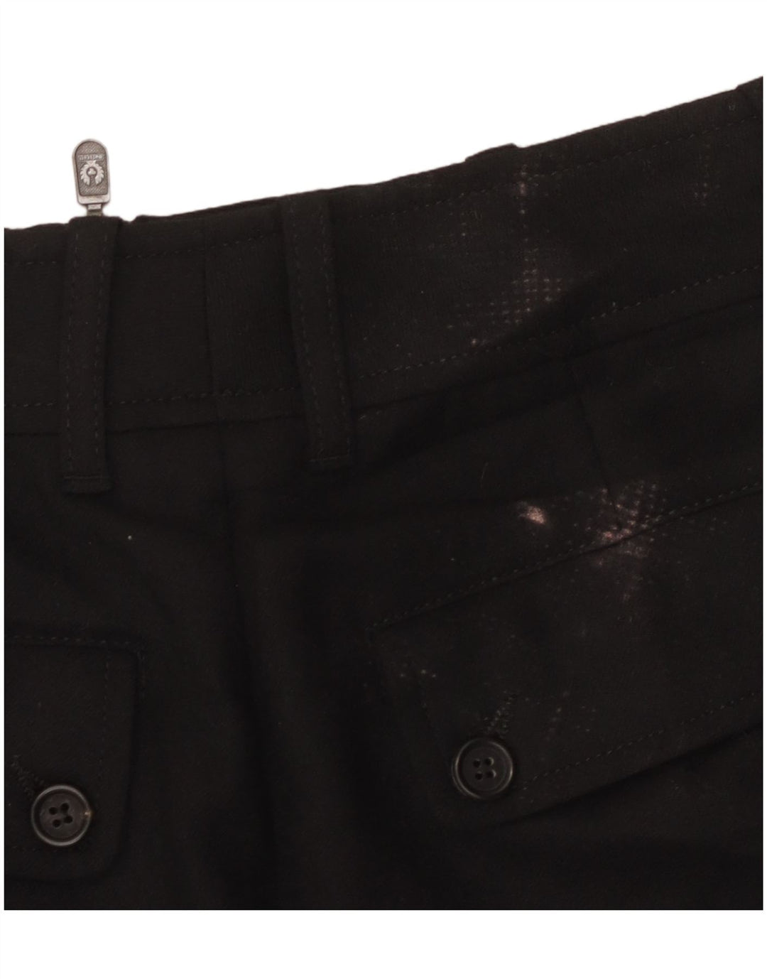 Belstaff Γυναικεία Γραφική Pencil Φούστα IT 44 Medium W30 Μαύρη Μάλλινη