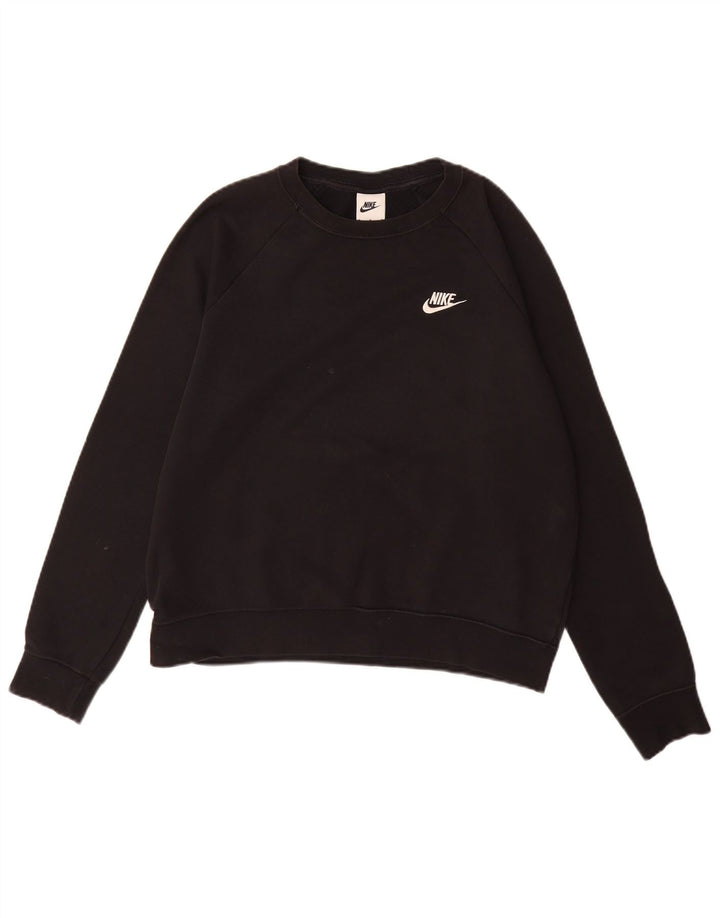 Γυναικείο φούτερ NIKE Jumper UK 14 Μεσαίο μαύρο βαμβακερό