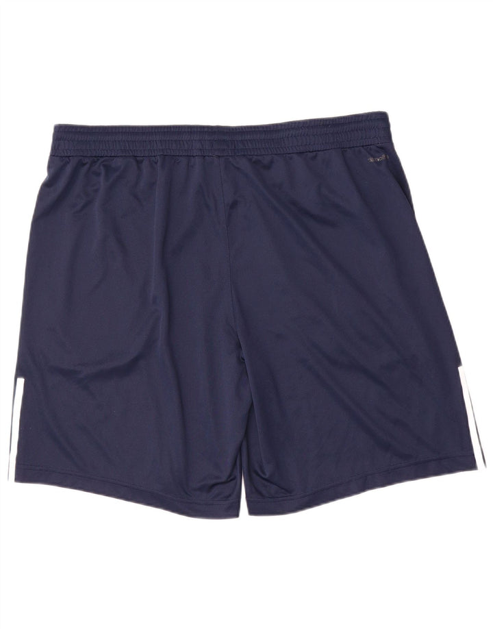 Ανδρικό αθλητικό σορτς Adidas Climalite XL Navy Blue Polyester