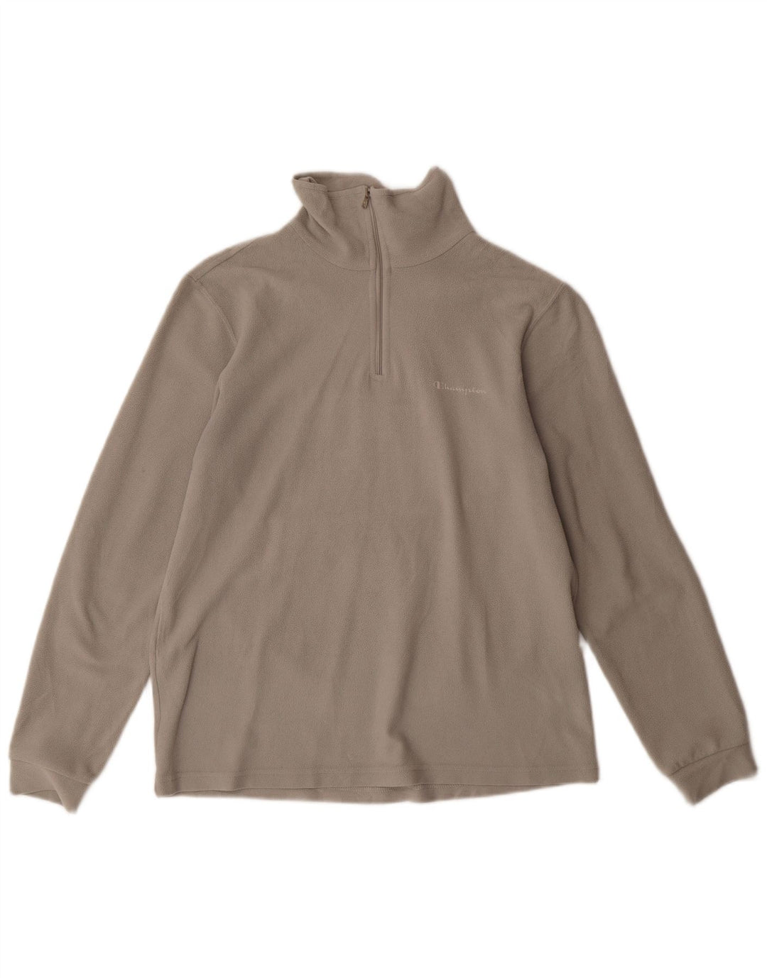Champion Ανδρικό φερμουάρ Fleece Jumper Μικρός Γκρι Πολυεστέρας