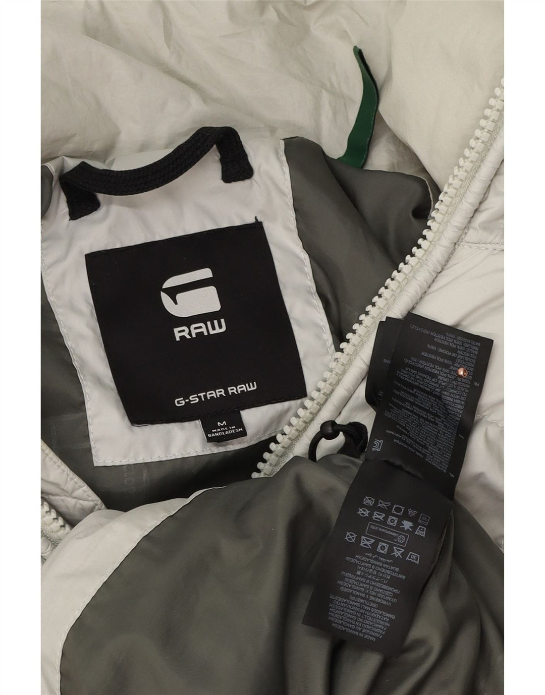 Ανδρικό μπουφάν με κουκούλα G-STAR UK 38 Medium Grey Polyester