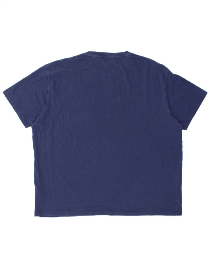 Ανδρικό T-Shirt WRANGLER Top Large Navy Blue από βαμβάκι