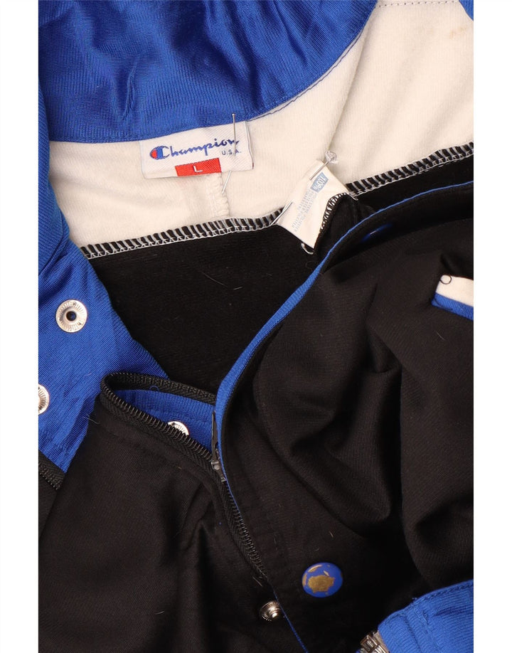 Ανδρική φόρμα Champion Graphic Top Jacket Large Black Colourblock