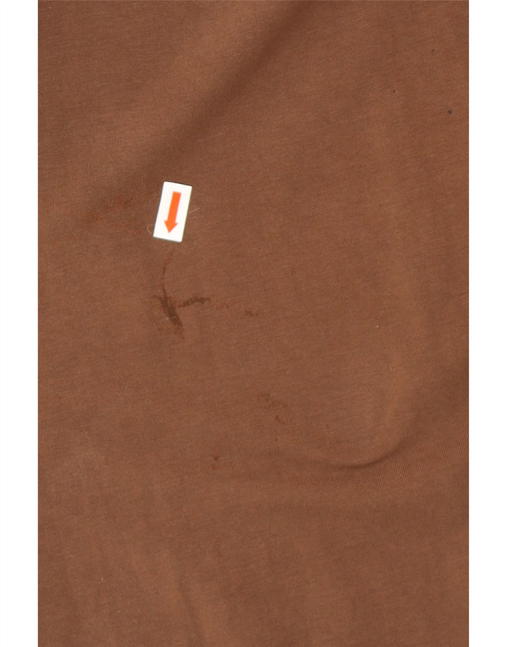 Ανδρικό γραφικό μπλουζάκι PUMA Top Large καφέ