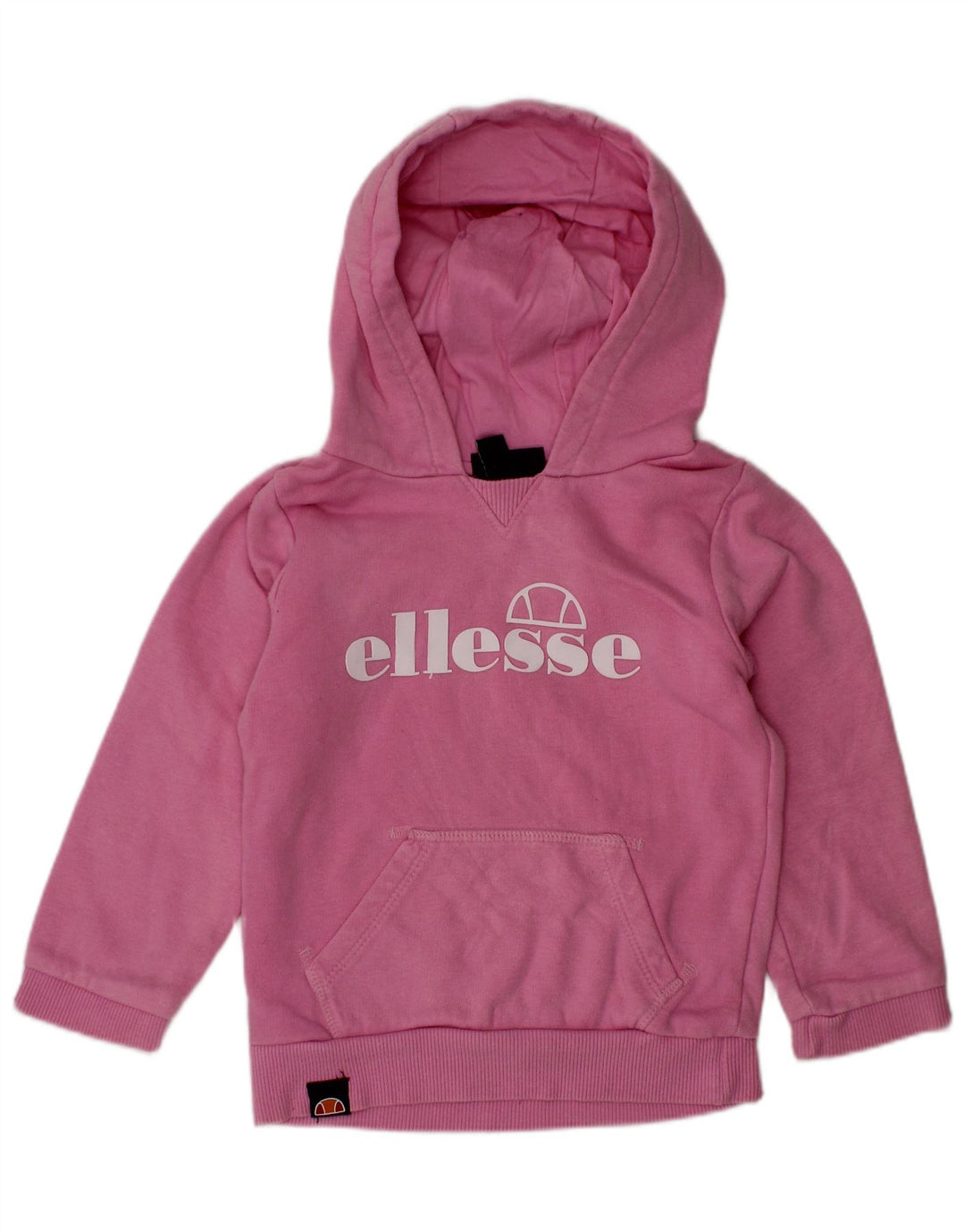 ELLESSE Baby Girls Graphic Hoodie Jumper 18-24 μηνών Ροζ βαμβακερό