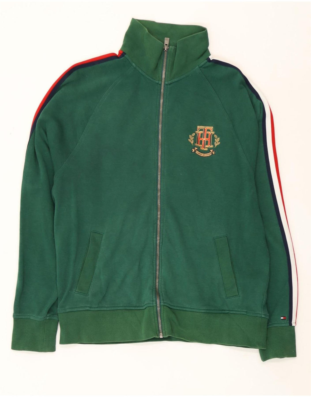 Ανδρική φόρμα Tommy Hilfiger Top Jacket μεσαίο πράσινο χρώμα