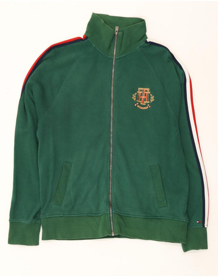 Ανδρική φόρμα Tommy Hilfiger Top Jacket μεσαίο πράσινο χρώμα