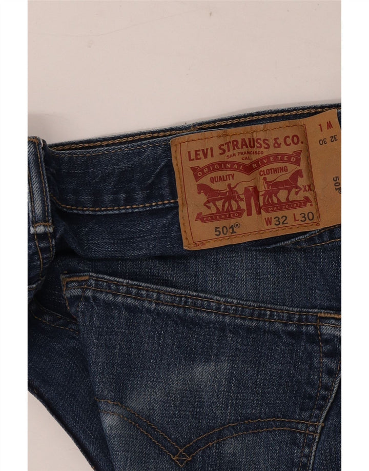 Levi's Mens 501 Straight Jeans W32 L30 Blue