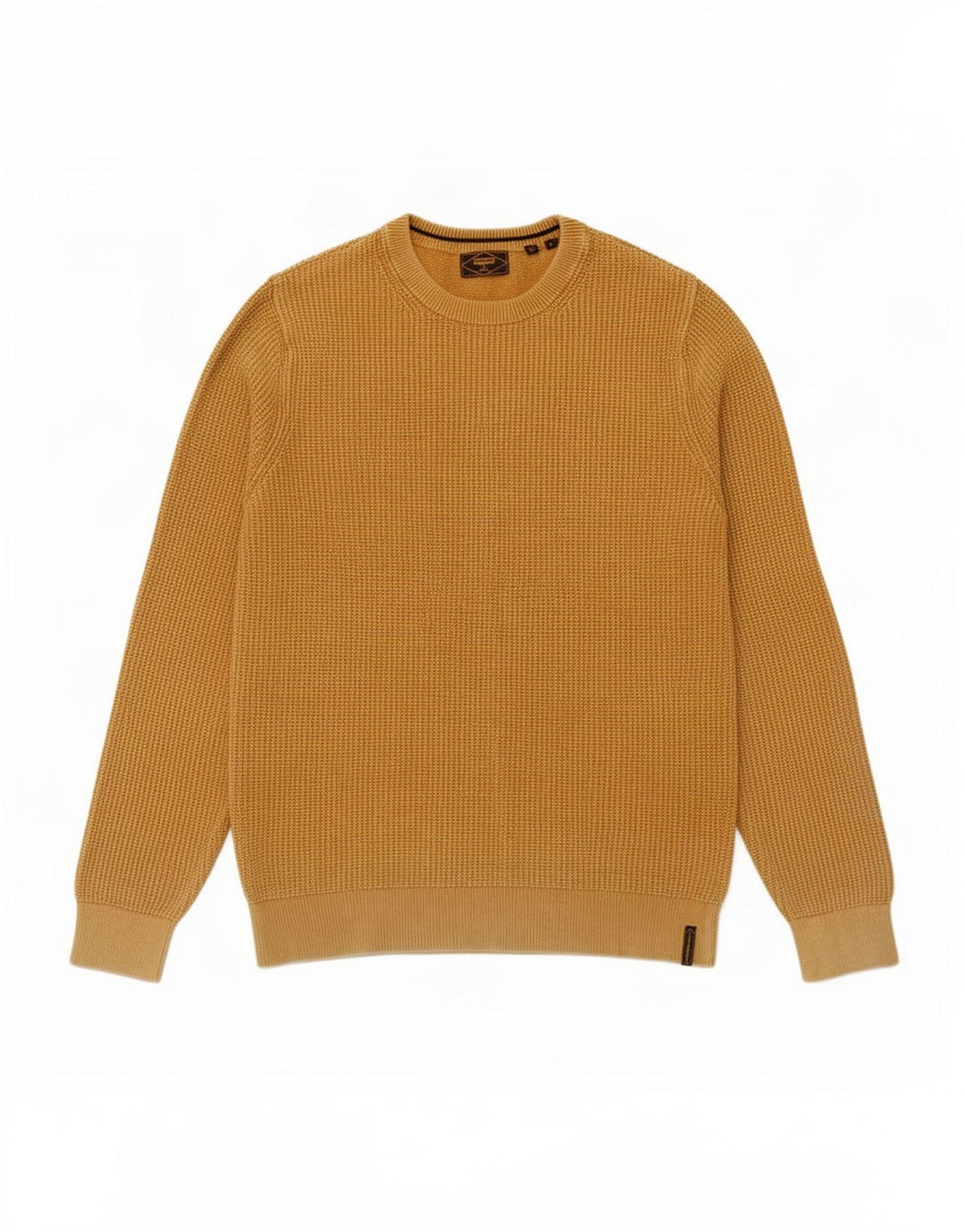 Ανδρικό πουλόβερ Superdry Crew Neck Jumper Μικρό κίτρινο βαμβακερό