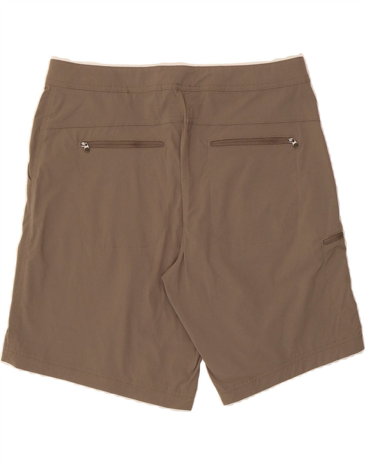 L.L.BEAN Womens Cargo Shorts US 12 Large W32  Brown Nylon Vintage L.L.Bean and Second-Hand L.L.Bean from Messina Hembry 