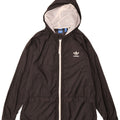 Adidas Γυναικείο μπουφάν βροχής με κουκούλα UK 18 XL μαύρο πολυεστέρα