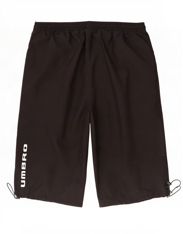 Ανδρικό αθλητικό σορτς βερμούδα Umbro 2XL μαύρο πολυεστέρα