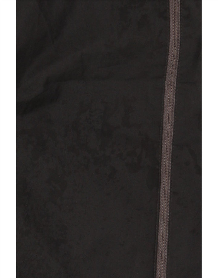 Ανδρικό γραφικό μπουφάν βροχής Nike UK 39/41 Μεσαίο μαύρο χρώμα πολυεστέρα