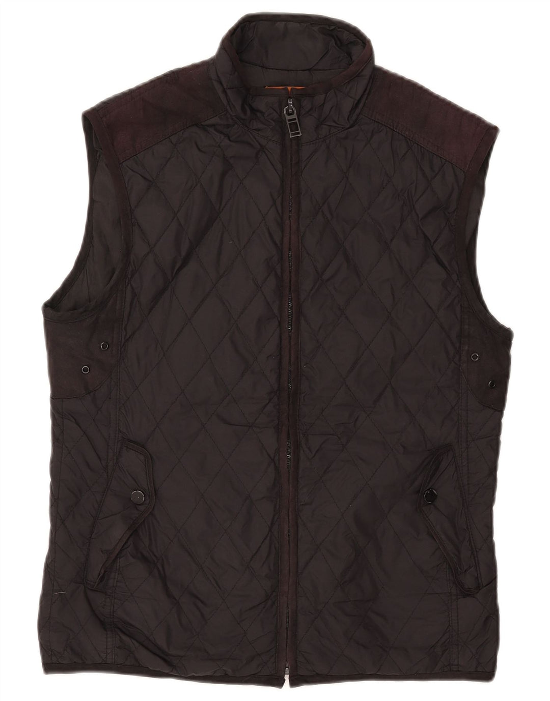 ZARA Ανδρικά καπιτονέ Gilet UK 40 Large Black Nylon