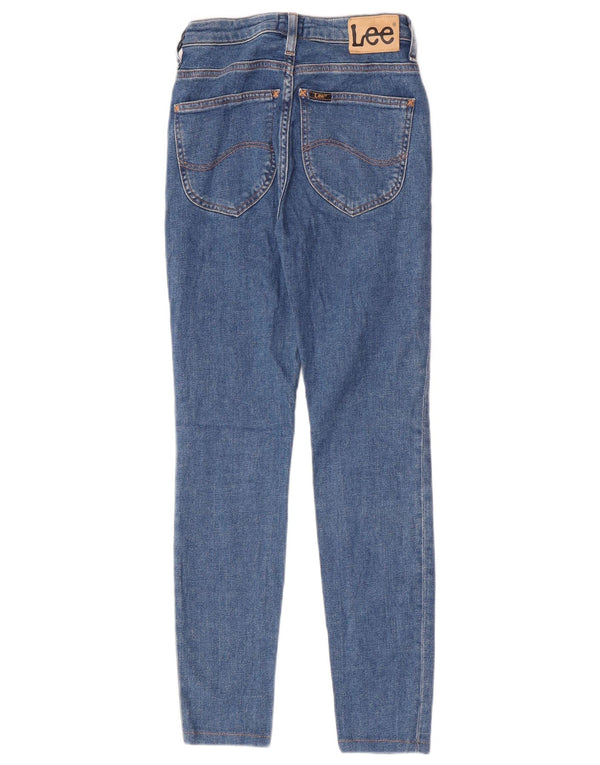 Lee Womens Scarlett High Skinny Jeans W26 L27 Μπλε βαμβακερό