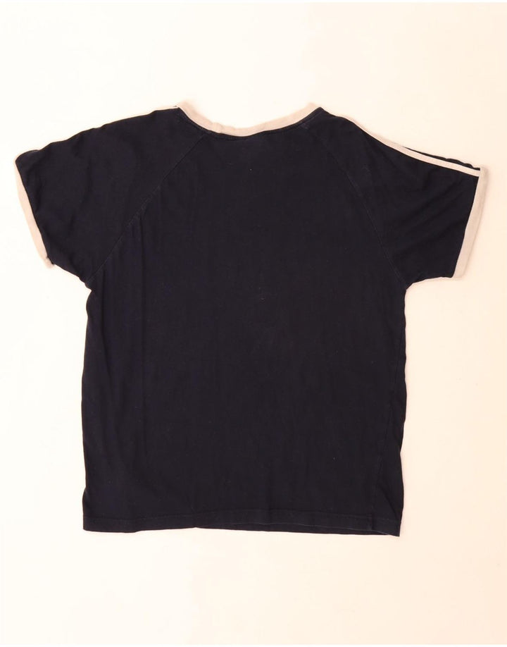 Ανδρικό T-Shirt Adidas Top Βαμβακερό μεσαίο Navy Blue