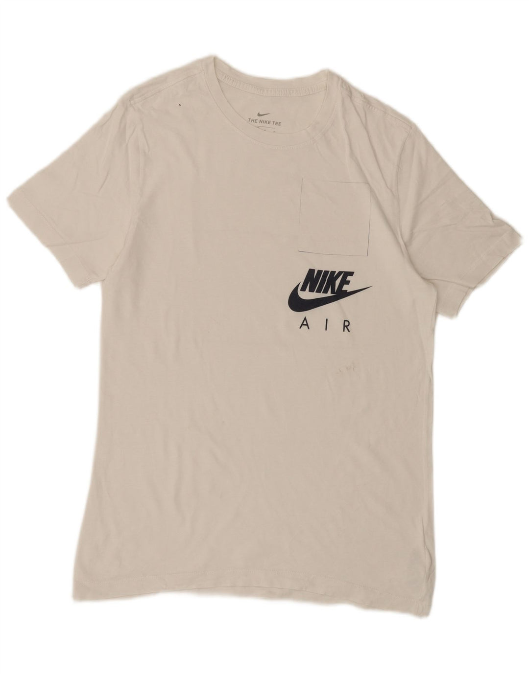 Ανδρικό μπλουζάκι Nike Air Graphic Μπλουζάκι, μεσαίο λευκό βαμβακερό