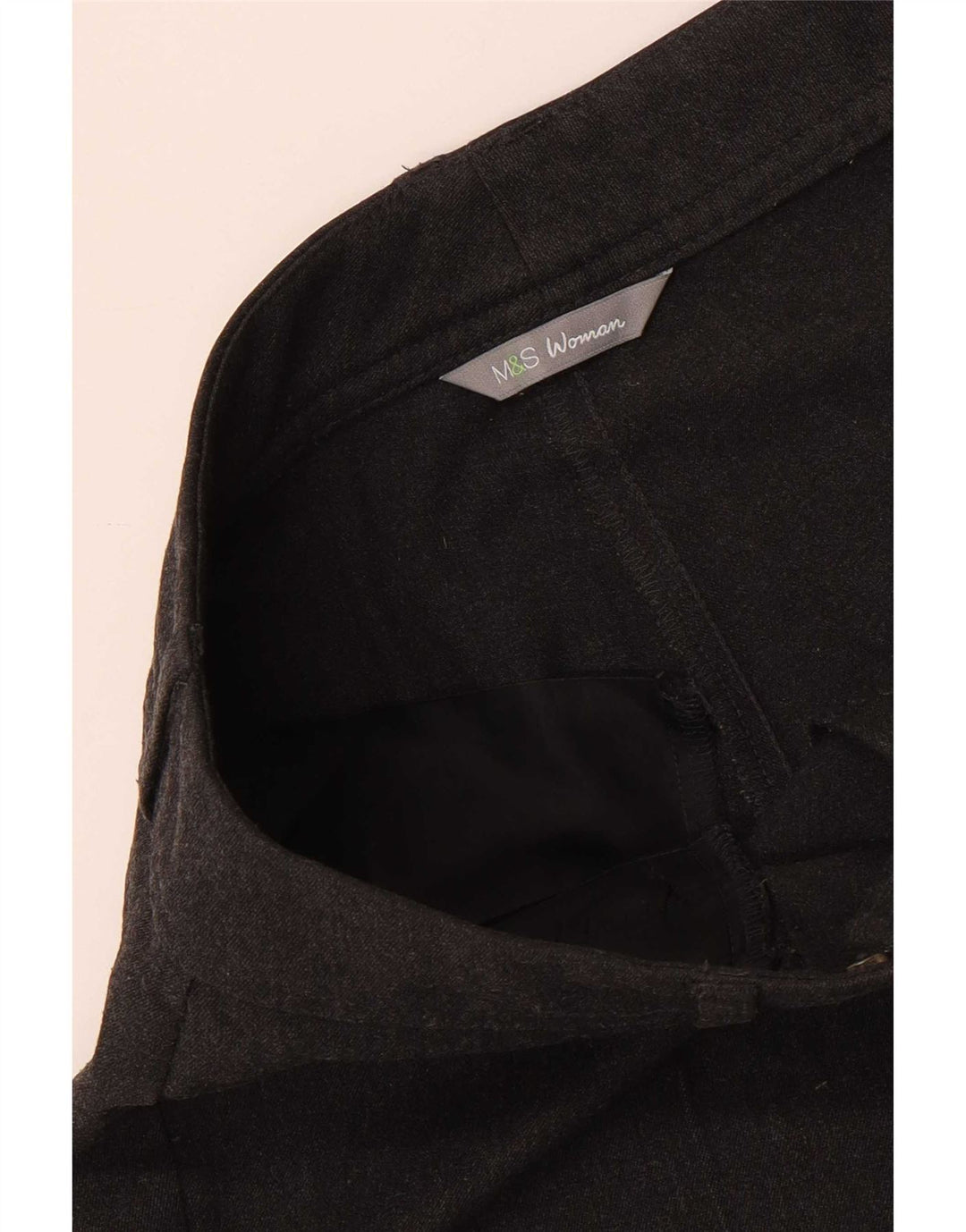 Marks & Spencer Γυναικείο ίσιο casual παντελόνι W32 L29 Γκρι