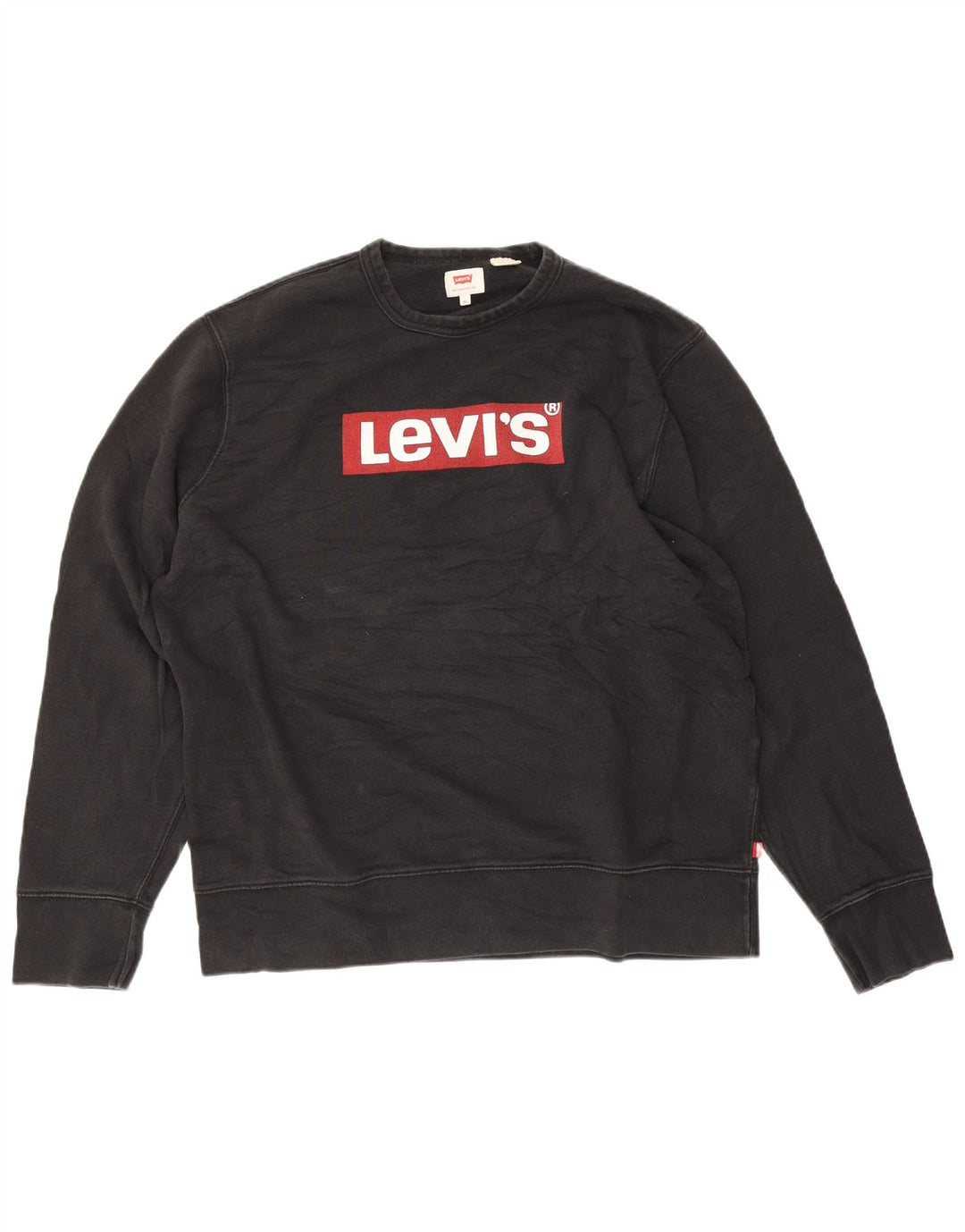 Ανδρικό γραφικό φούτερ LEVI'S Jumper XL Μαύρο βαμβακερό