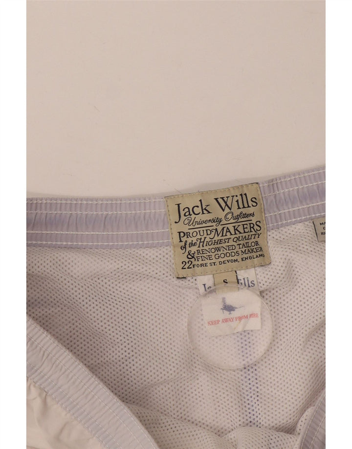 Jack Wills Ανδρικό γραφικό σορτς κολύμβησης μικρό μπλε βαμβακερό
