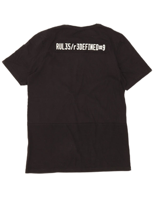 JACK & JONES Ανδρικό γραφικό T-Shirt Top XL Μαύρο