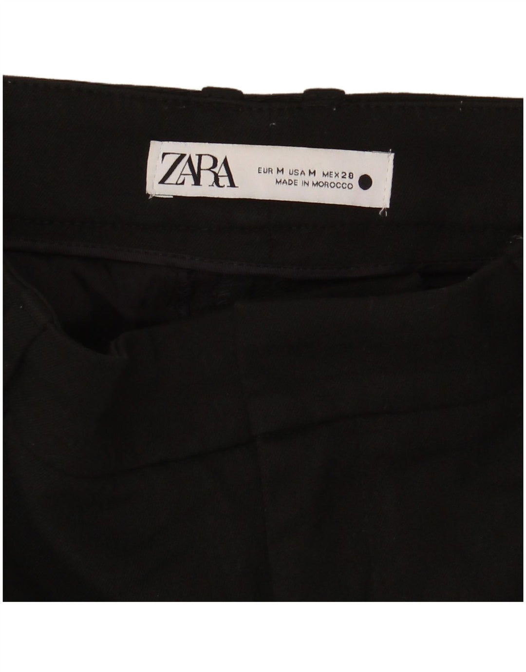Zara Γυναικείο Slim Suit Παντελόνι Medium W28 L30 Μαύρο