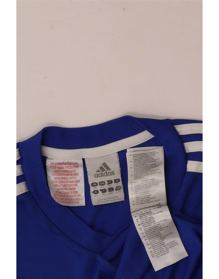 Γραφικό T-Shirt Adidas Mens Climalite Top XS Blue Polyester