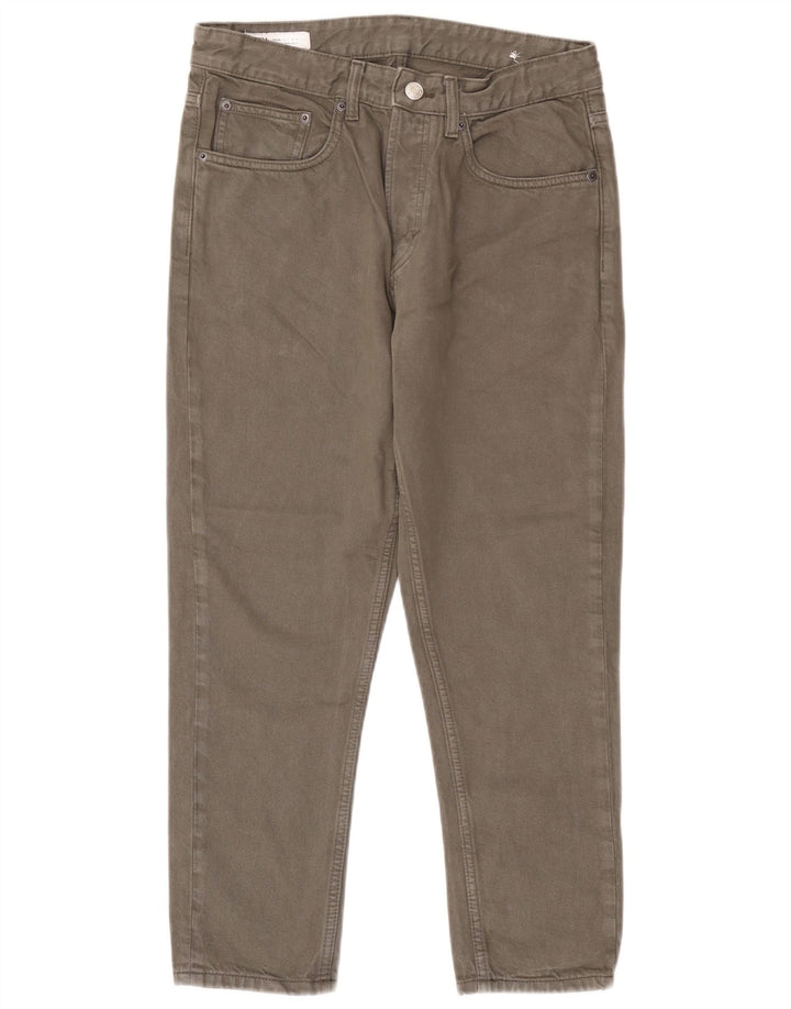 Zara Ανδρικό Cropped Jeans EU 40 Medium W31 L26 Grey
