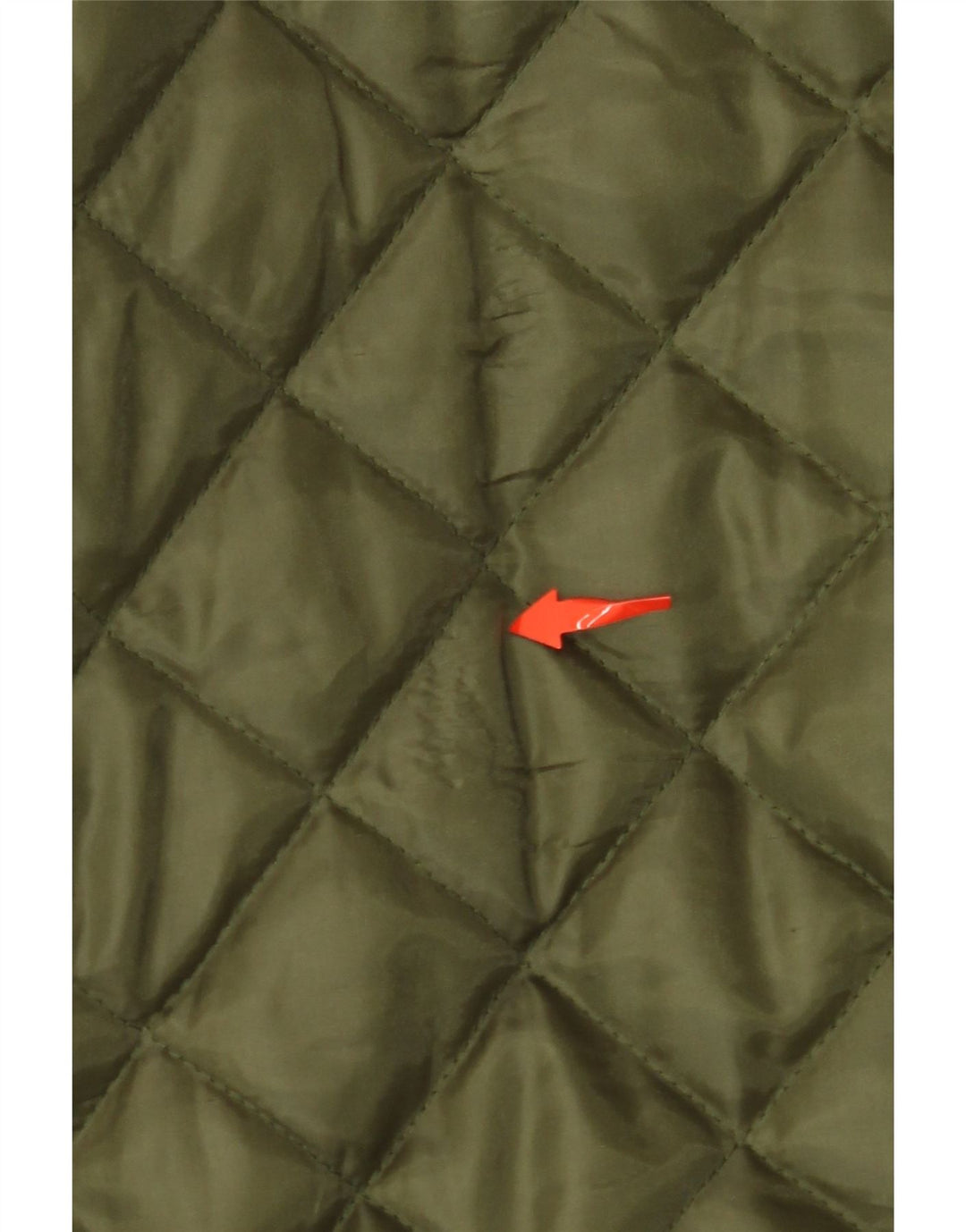 Ανδρικό καπιτονέ μπουφάν VINTAGE UK 42 XL Χακί Πολυεστέρας