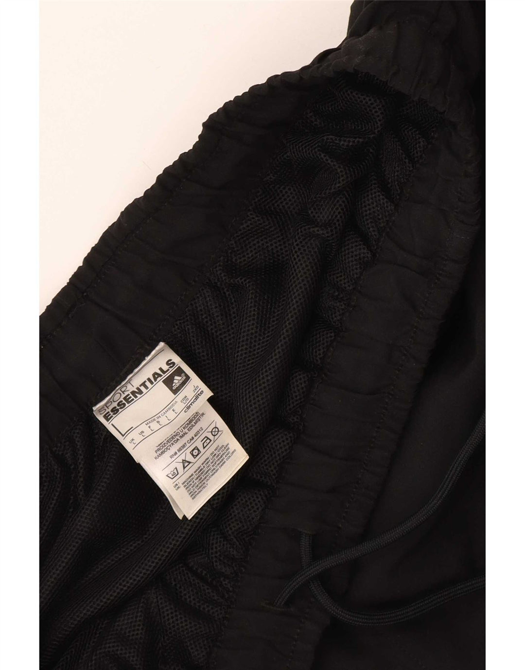 Ανδρικό σορτς Adidas Climalite Sport μεγάλο μαύρο πολυεστέρα