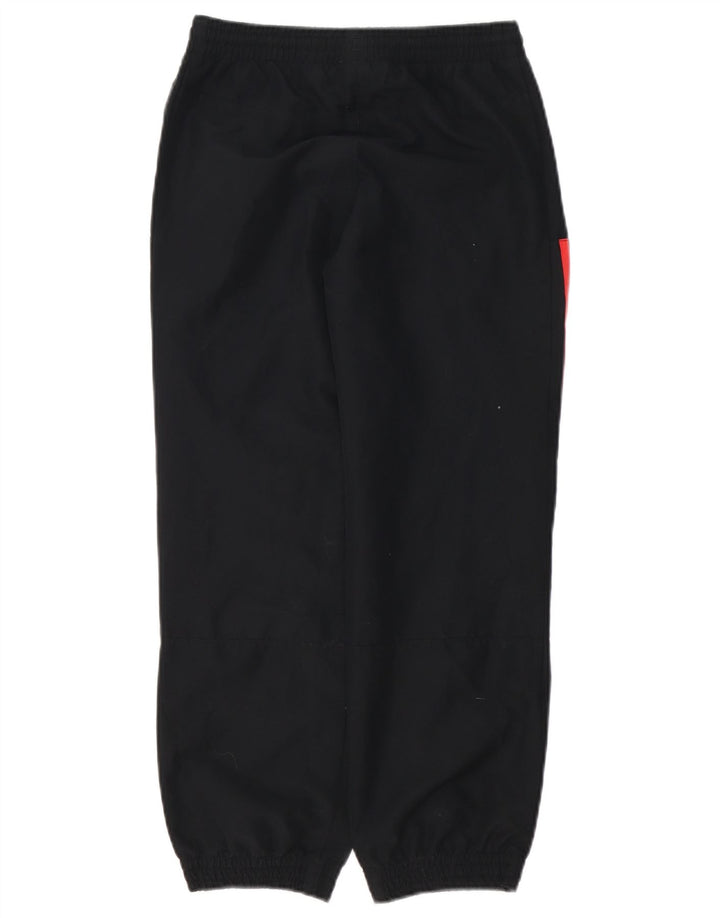 Adidas Boys Tracksuit Trousers Joggers 9-10 Years Black Polyester