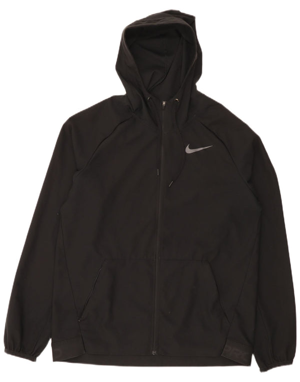 Ανδρική φόρμα Nike με γραφική κουκούλα Dri Fit Μπουφάν μεσαίο μαύρο