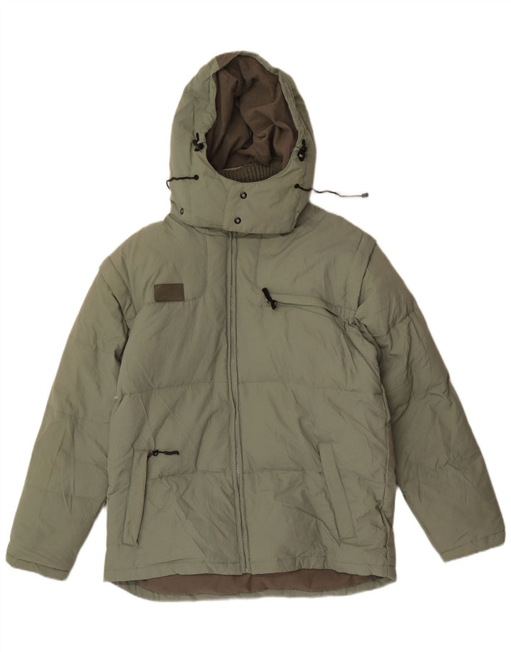 Fila Ανδρικό μπουφάν με κουκούλα UK 36 Small Green Polyester