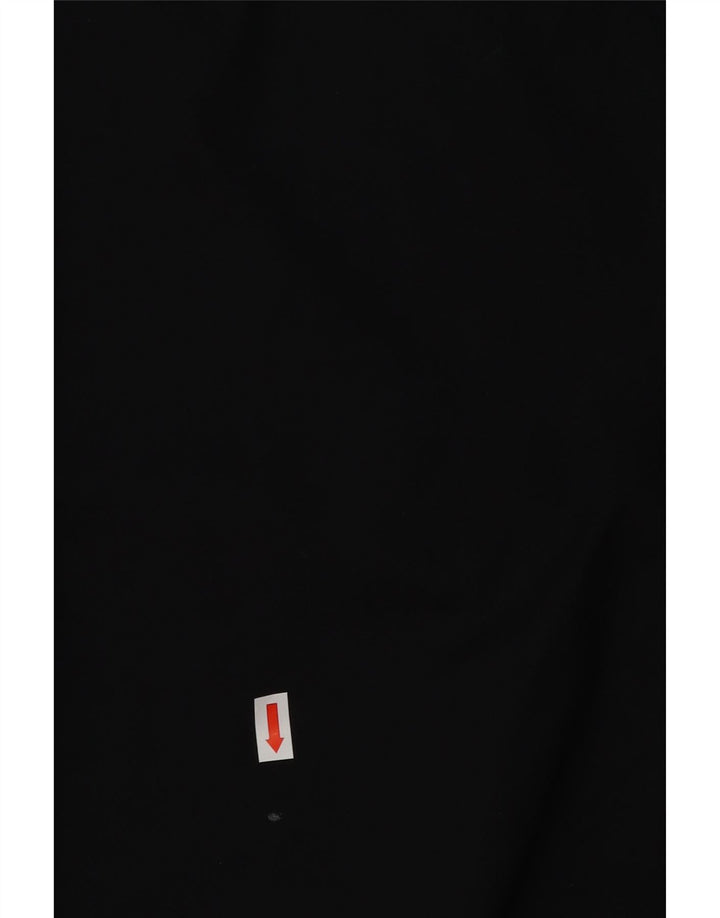 BENETTON Womens Straight Chino Trousers W32 L30  Black