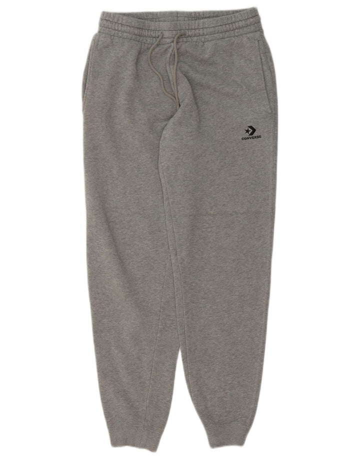 Ανδρική φόρμα Converse Παντελόνι Joggers Μικρό Γκρι Βαμβακερό
