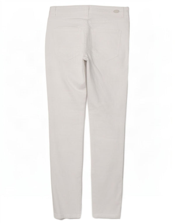 Zara Womens Skinny Casual Trousers EU 36 XS W26 L27 White
