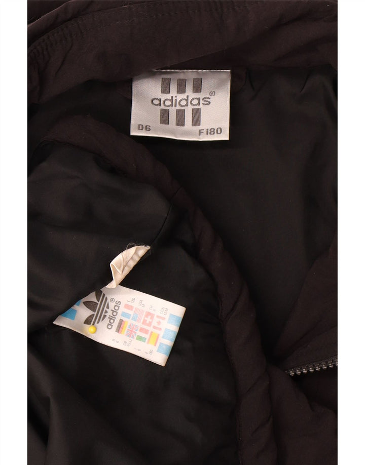 Ανδρικό γραφικό αντιανεμικό μπουφάν Adidas UK 40/42 Medium Black Colourblock