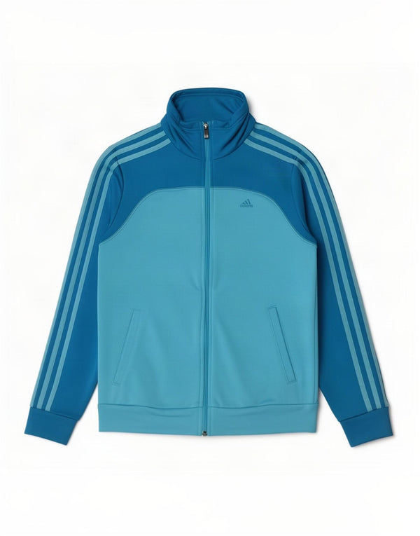Γυναικεία αθλητική φόρμα Adidas Top Jacket UK 8/10 Small Blue Colourblock