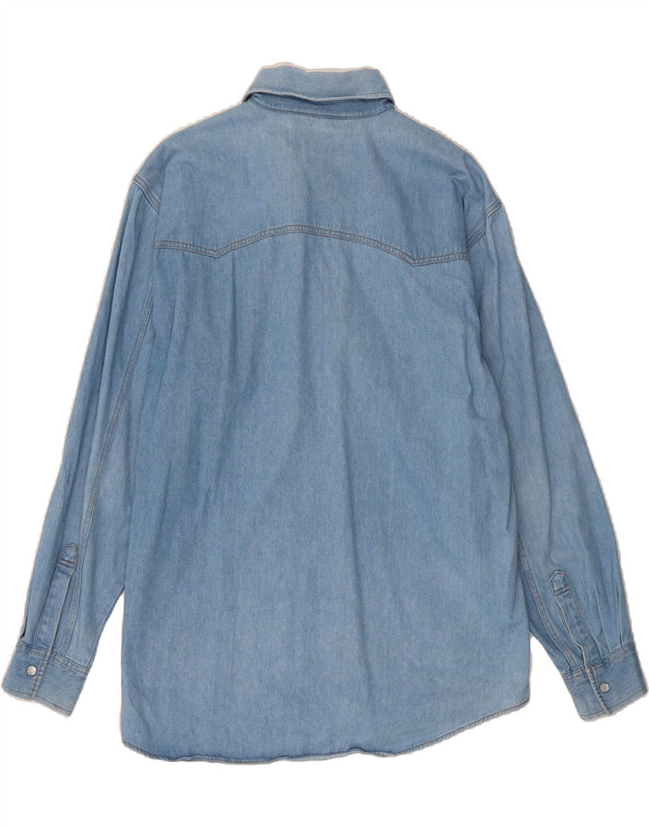 AMERICANINO Mens Denim Shirt XL Blue Vintage Americanino and Second-Hand Americanino from Messina Hembry 