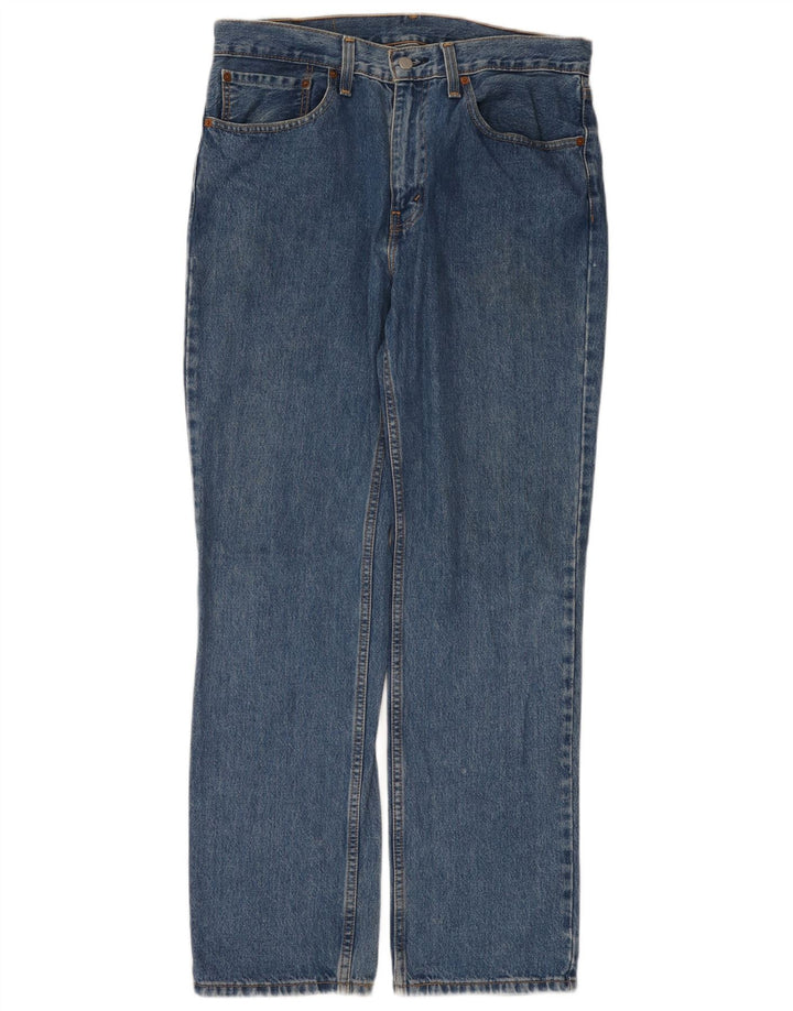 Levi's Mens 516 Straight Jeans W34 L32 Μπλε βαμβακερό
