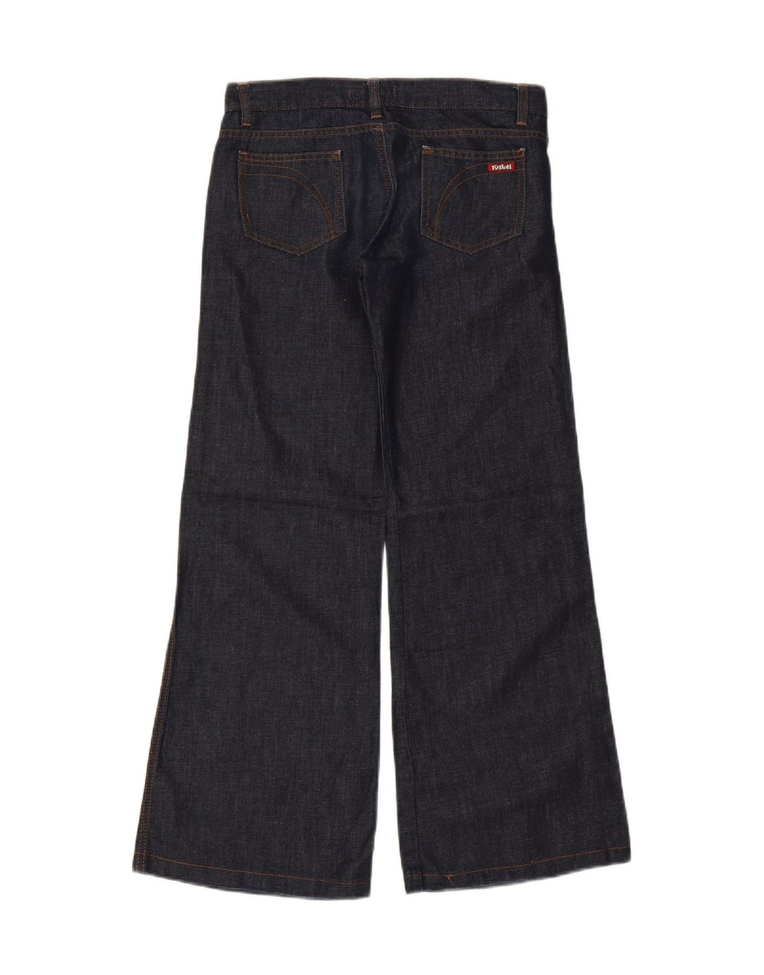 Killah Γυναικείο τζιν φαρδύ πόδι W27 L29 Navy Blue Cotton