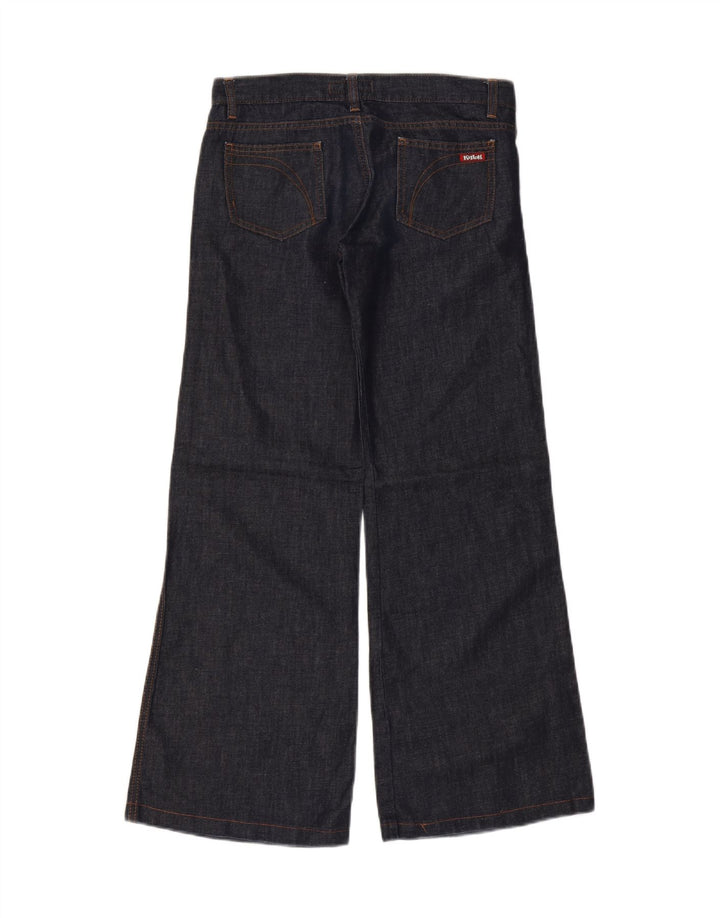 Killah Γυναικείο τζιν φαρδύ πόδι W27 L29 Navy Blue Cotton