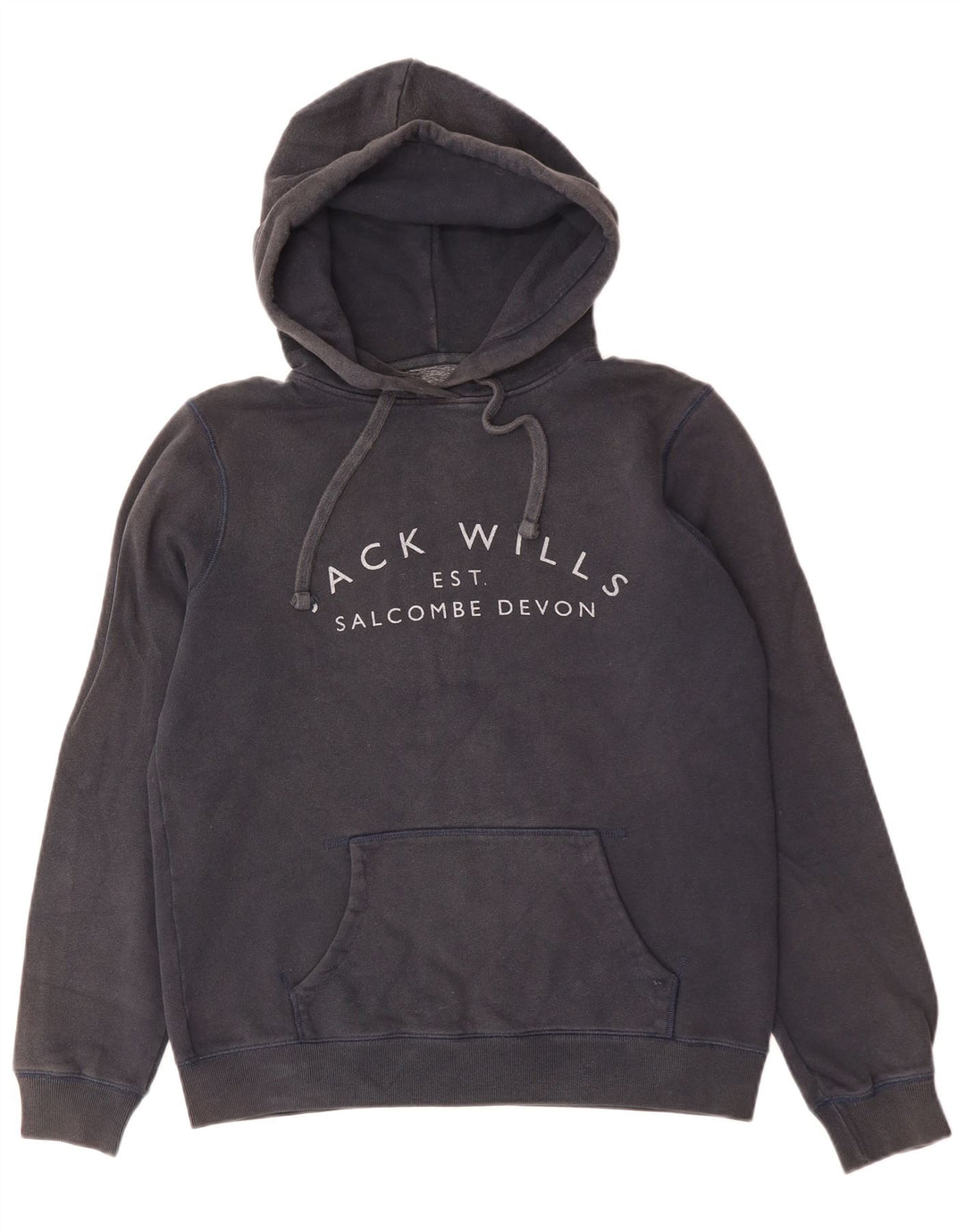 Jack Wills Γυναικείο Hoodie Jumper UK 10 Small Navy Blue