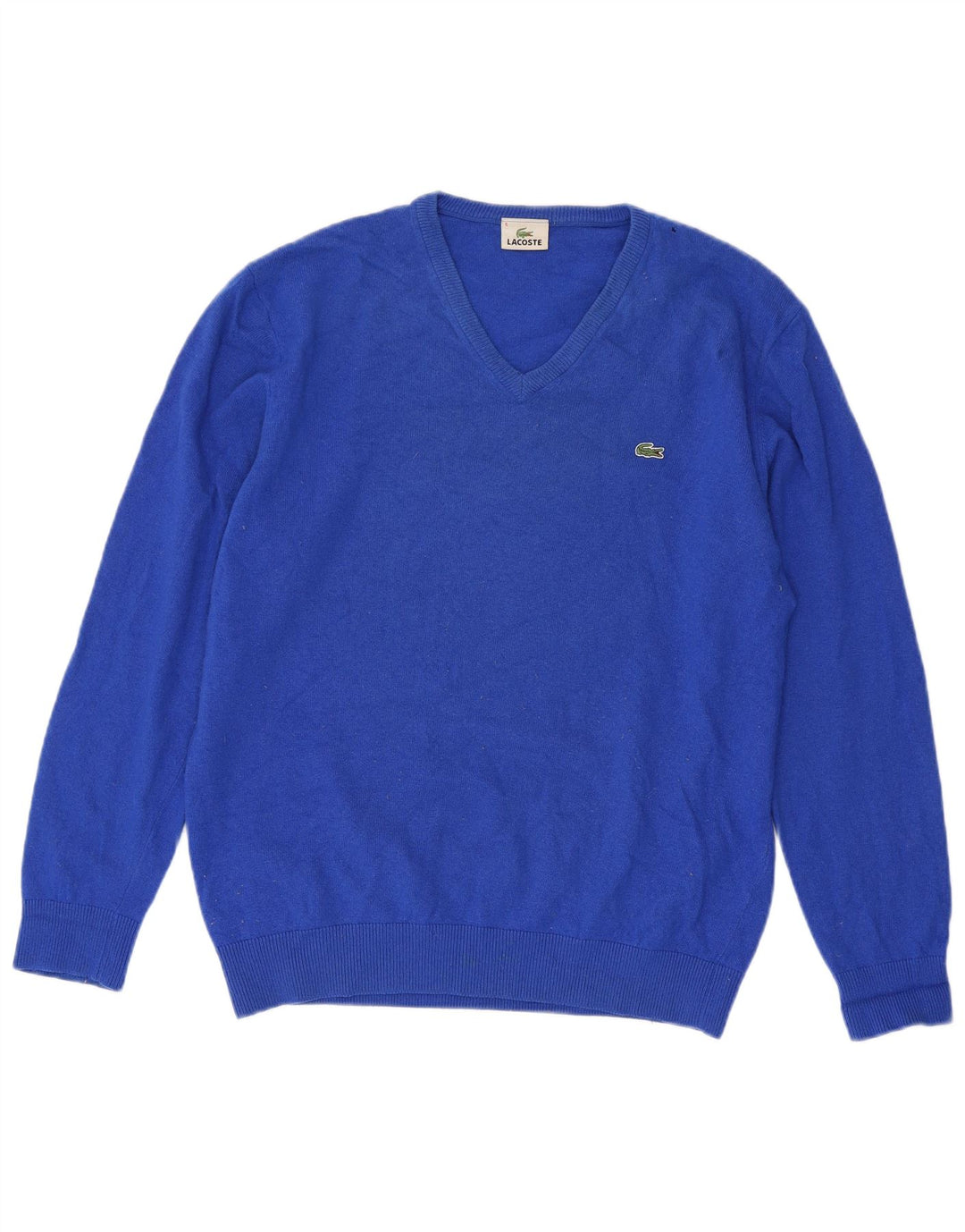 Ανδρικό πουλόβερ Lacoste με V λαιμόκοψη, μέγεθος 6 XL, παρθένο μαλλί