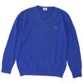 Ανδρικό πουλόβερ Lacoste με V λαιμόκοψη, μέγεθος 6 XL, παρθένο μαλλί