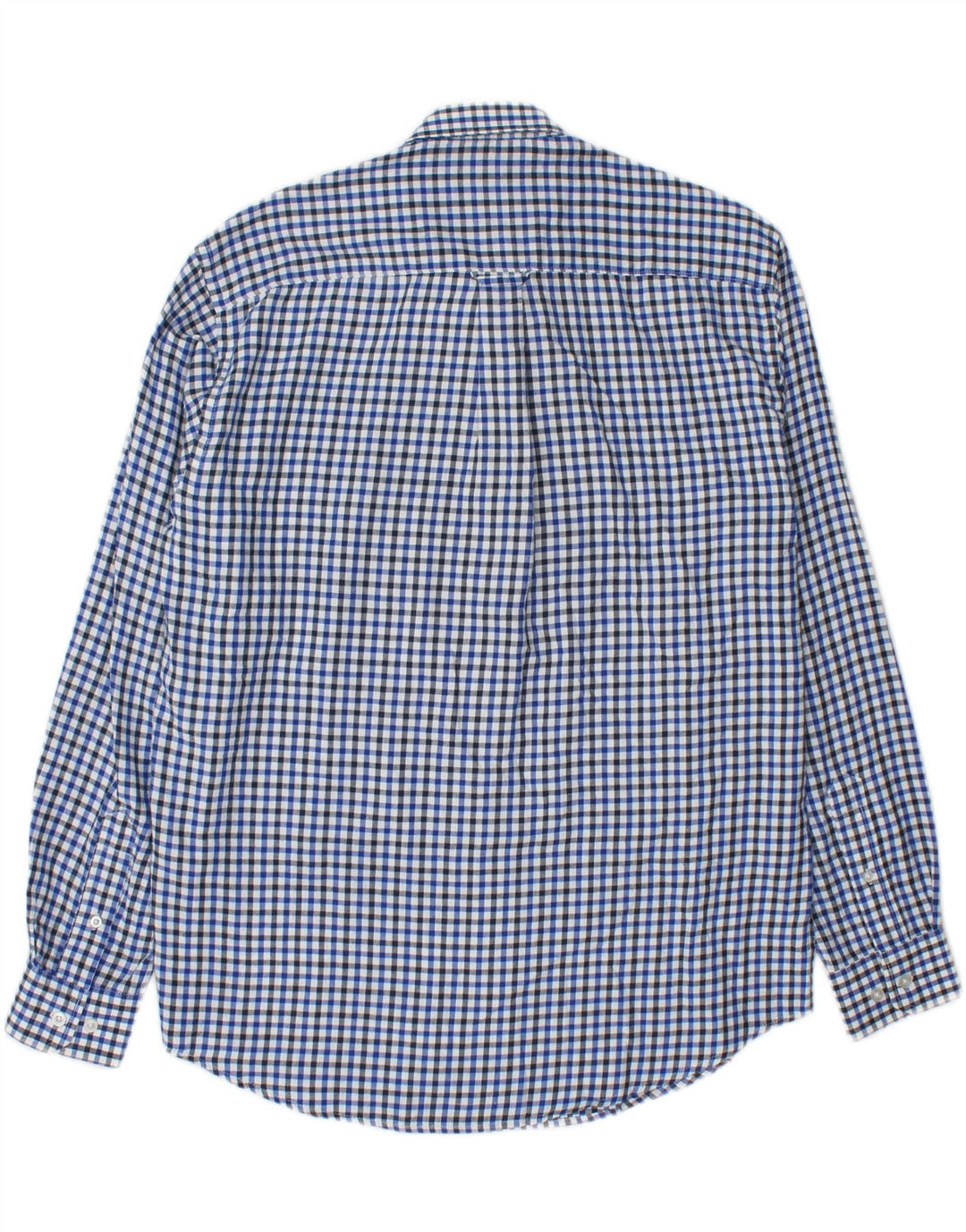 JAMES PRINGLE Mens Flannel Shirt Large Blue Check Cotton Vintage James Pringle and Second-Hand James Pringle from Messina Hembry 