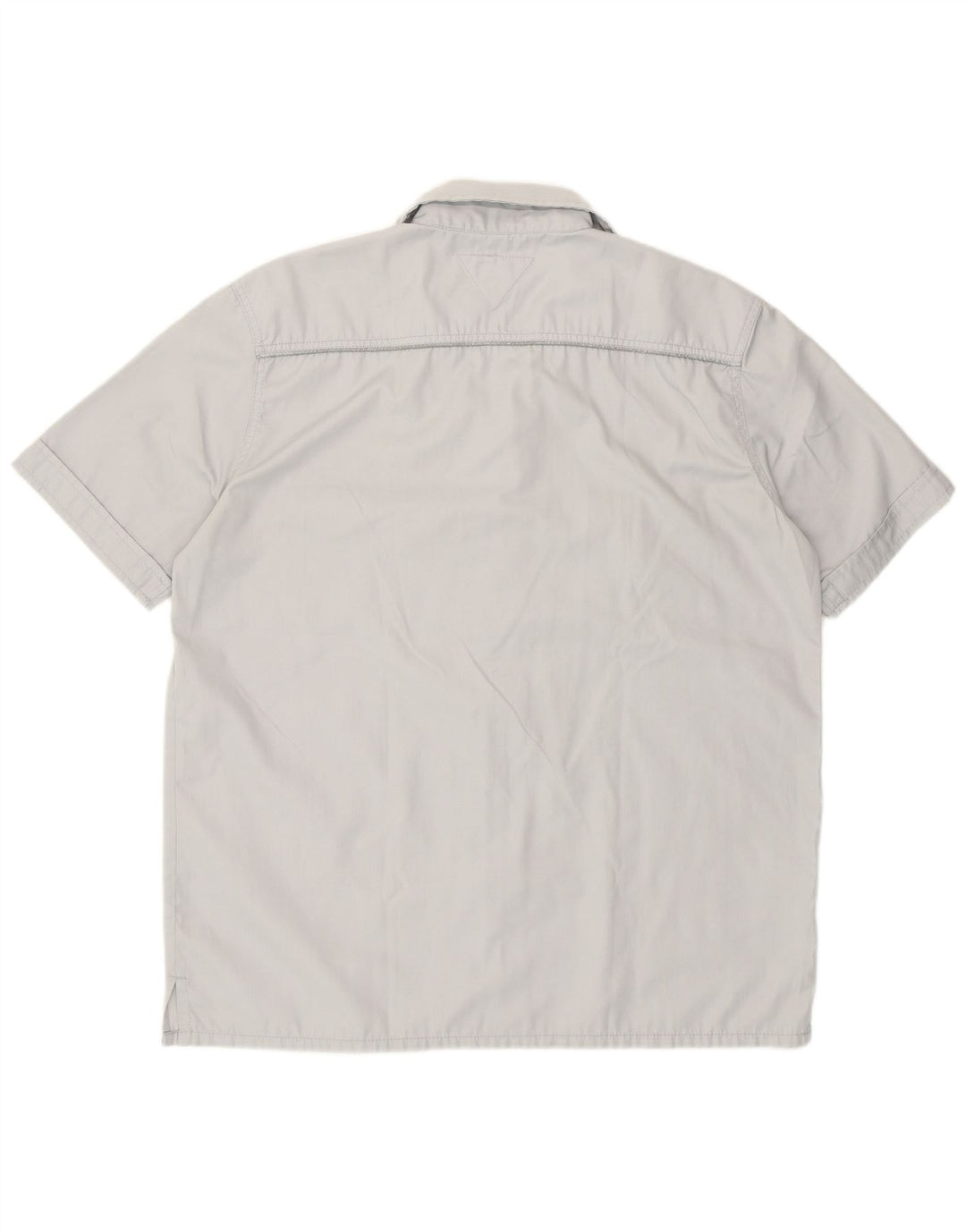 Ανδρικό κοντομάνικο πουκάμισο Meltin' Pot XL Grey Polyester